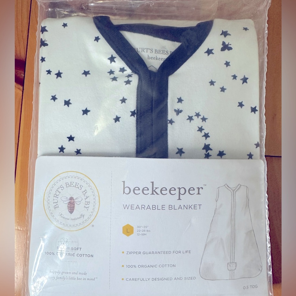 NWT summer sleepsack - Burt's Bees Baby Wearable Blanket - 0.5 TOG